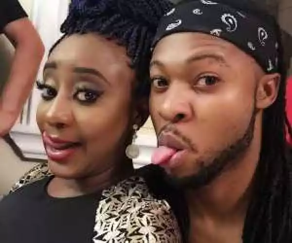 Photo: See What Ini Edo And Flavour Are Doing With Their Tongues